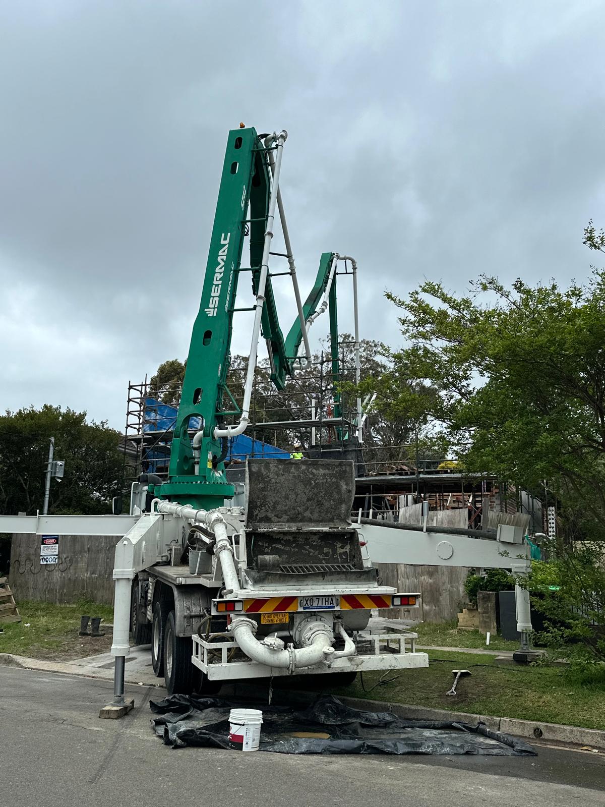 boom concrete pump sydney